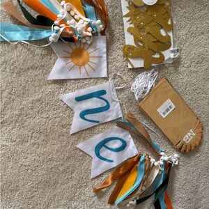 NEW First Trip Around The Sun Party Decor